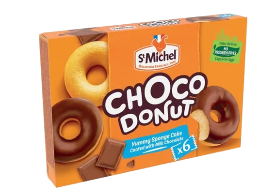 St Michel choco snack Donut 180g 