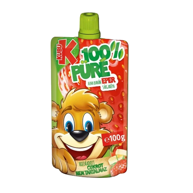 Kubu gyümölcspüre eper 100g 