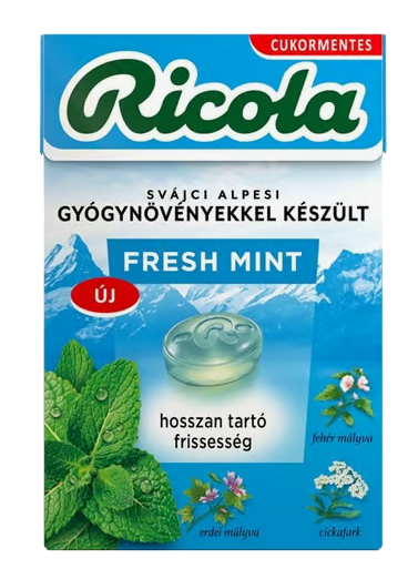 Ricola Fresh Mint cukorka 40g  
