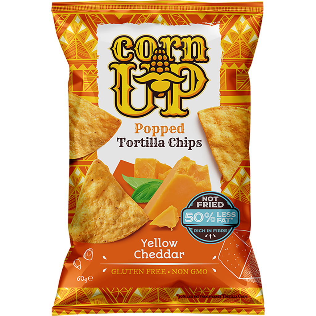 Rice Up! Tortilla chips Cheddar sajt ízű 60g  
