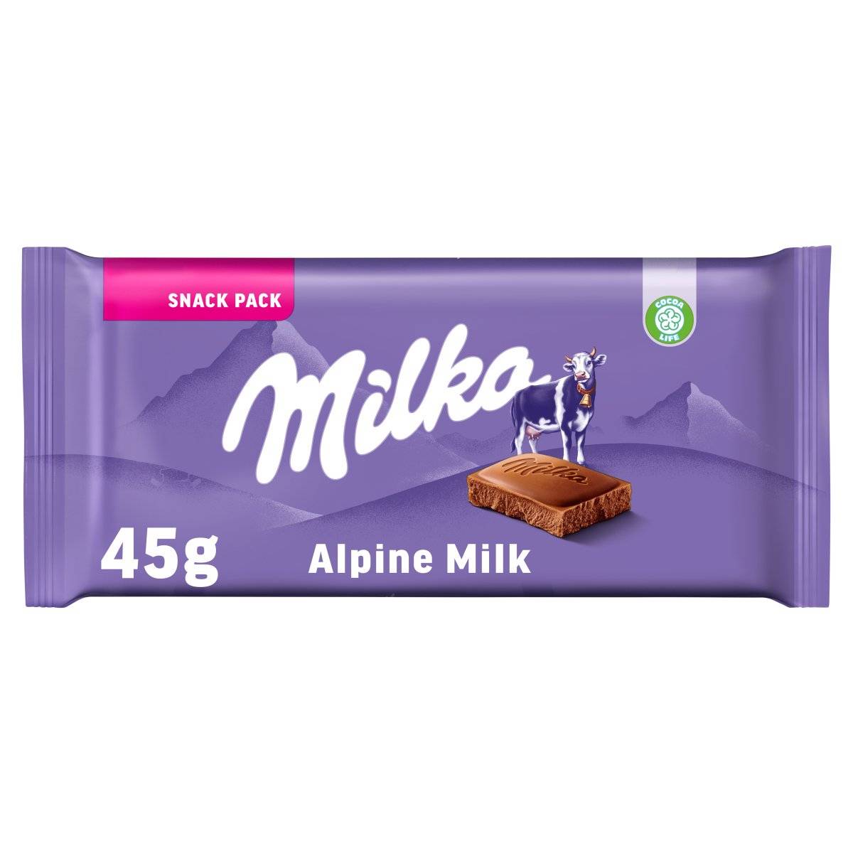 Milka alpesi tej 45g 