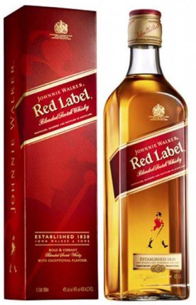 Johnnie Walker Red 1l Díszdobozos 40%  