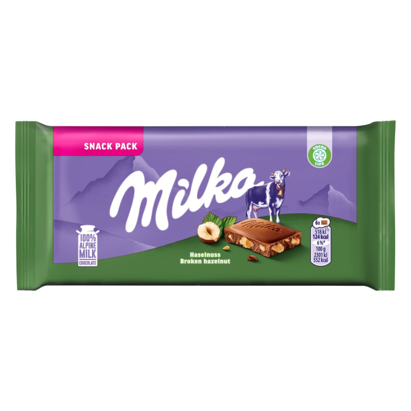 Milka Törtmogyorós 45g  