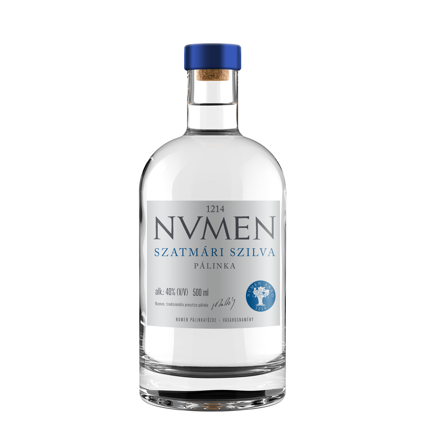 NVMEN Szatmári Szilva Pálinka 40% 0,5l  DRS