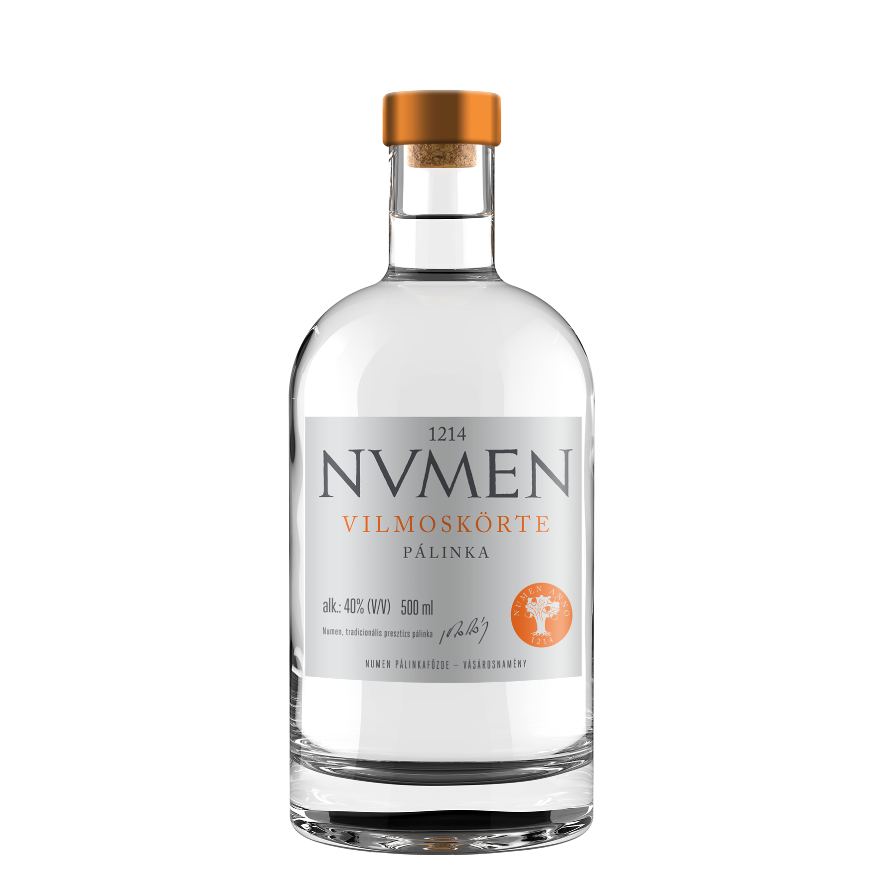 NVMEN Vilmoskörte Pálinka 40% 0,5l 