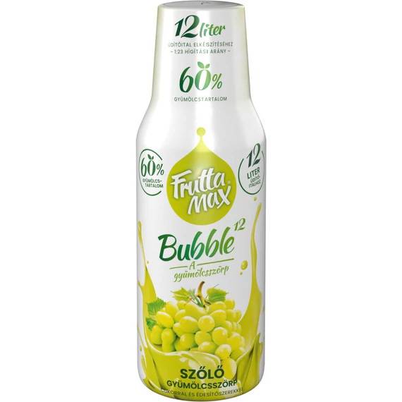 Frutta Max Bubble szőlő 500ml  DRS