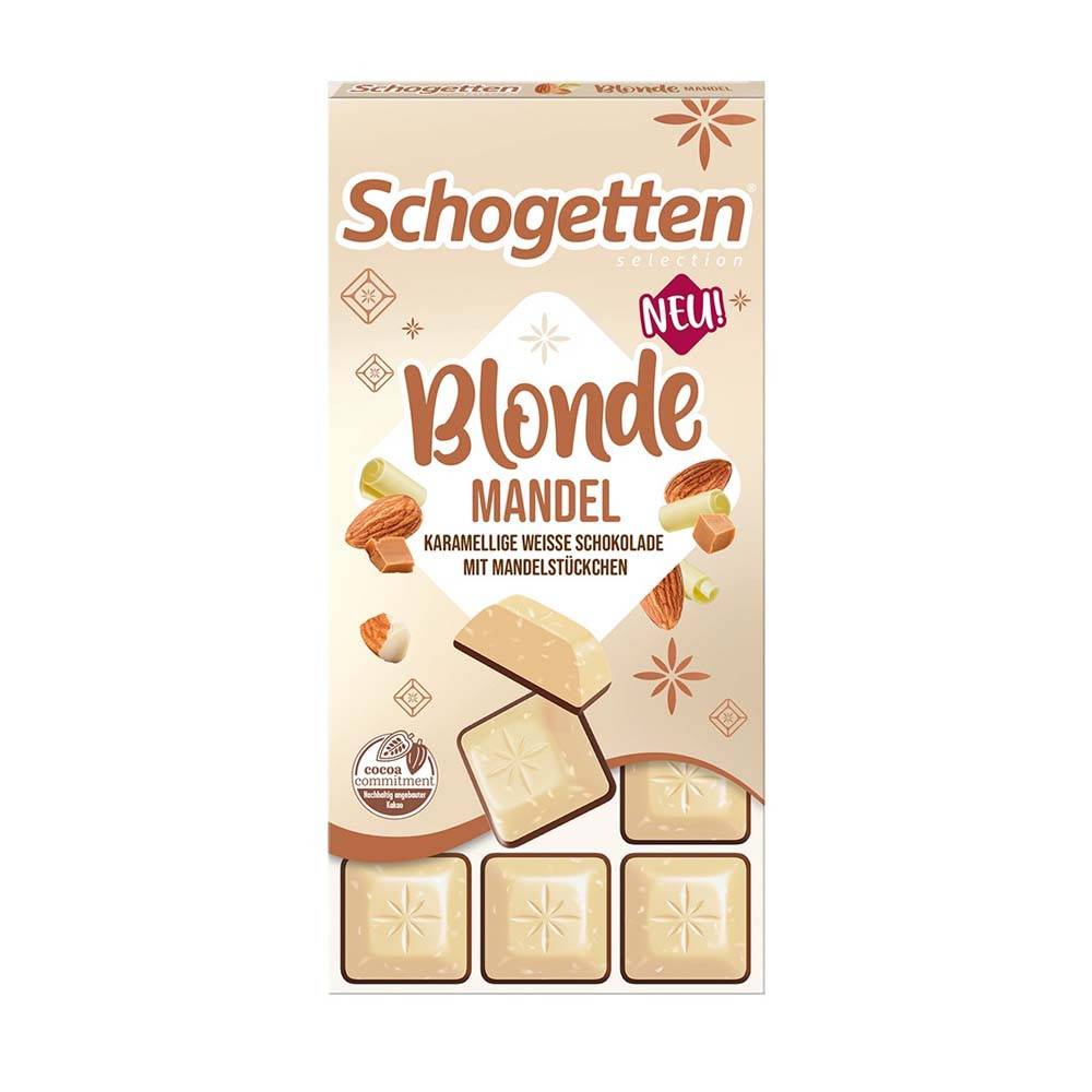 Schogetten Blonde Mandula csokoládé 100g   