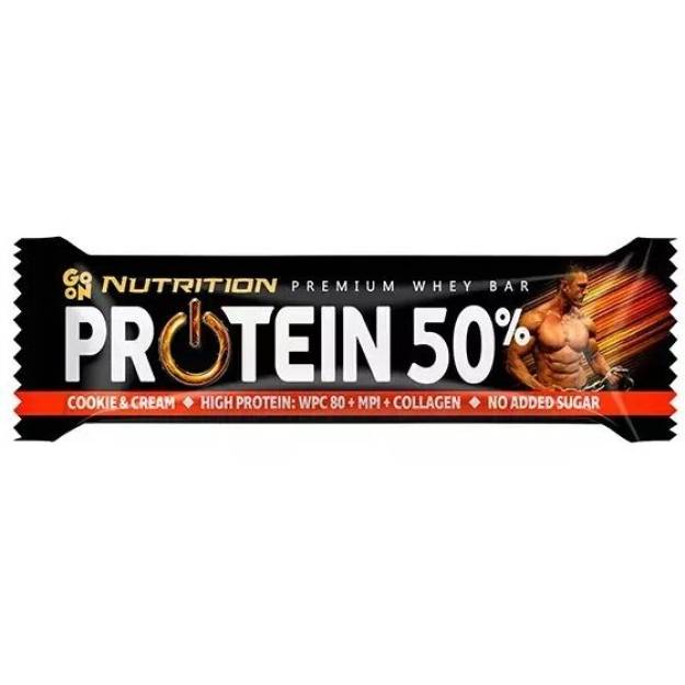Go On Nutrition Protein szelet 50% Cookie-Cream 40g  