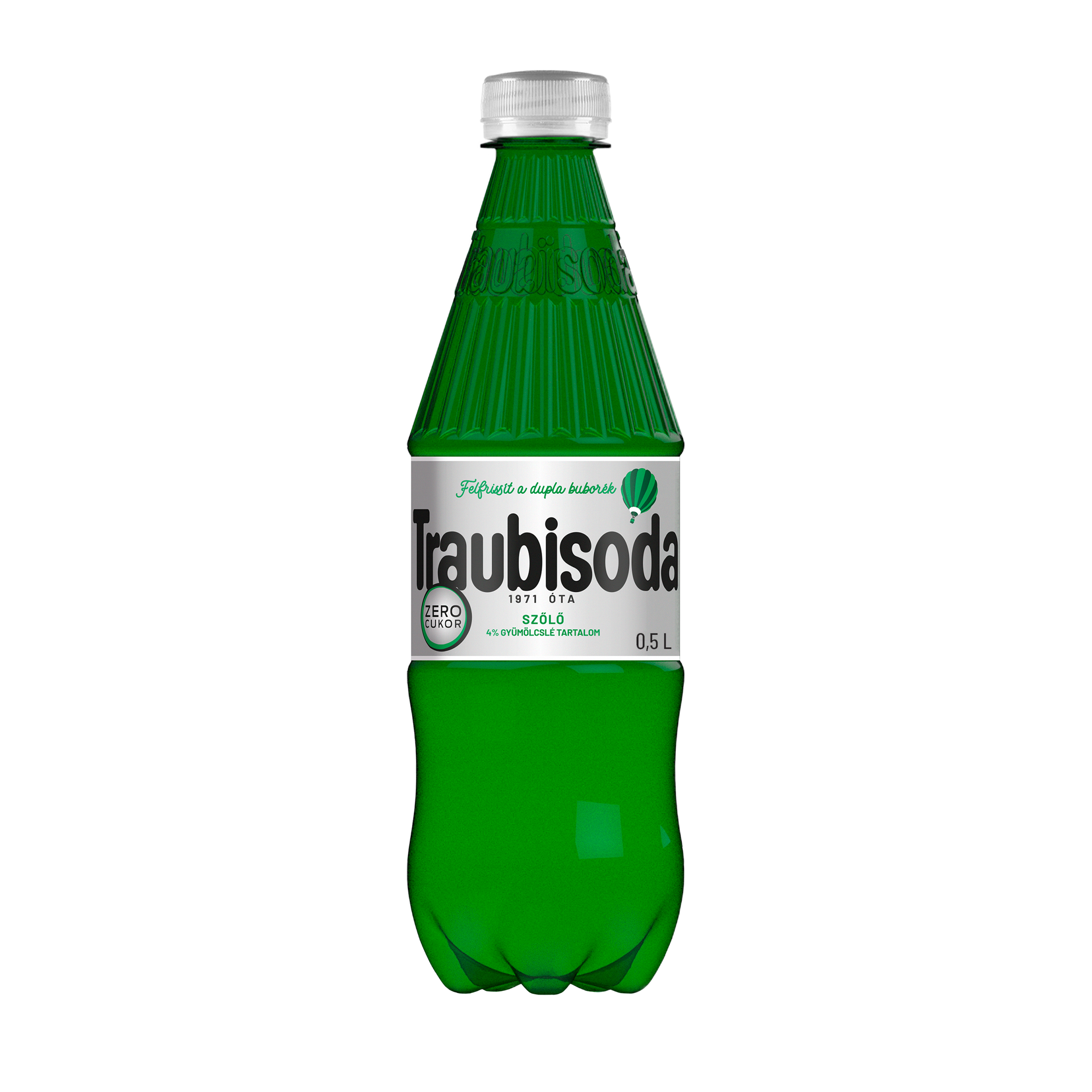 Traubisoda szőlő ZERO 0,5L  DRS