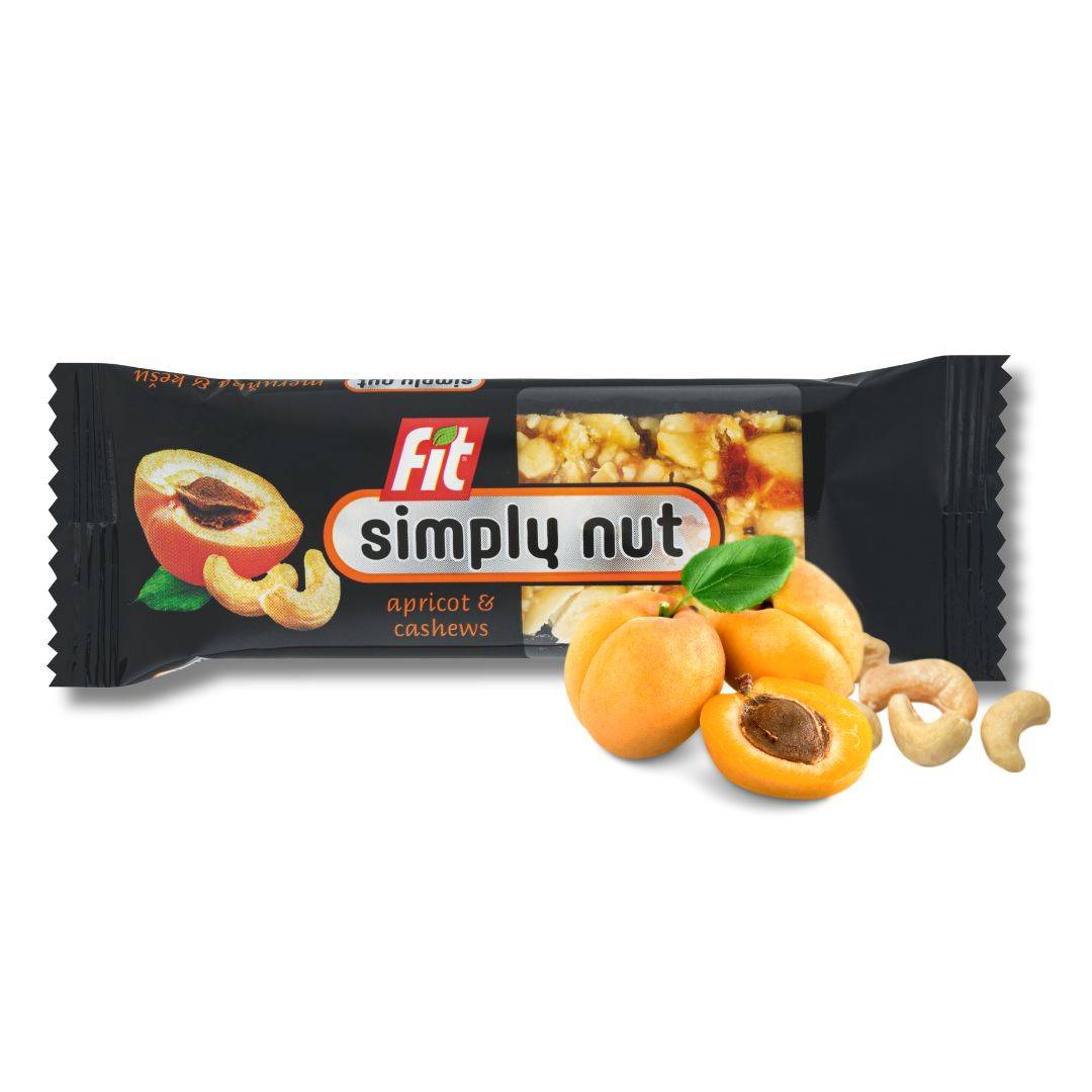 Fit Simply Nut 35g müzliszelet magvakkal sárgabarack-kesudió 