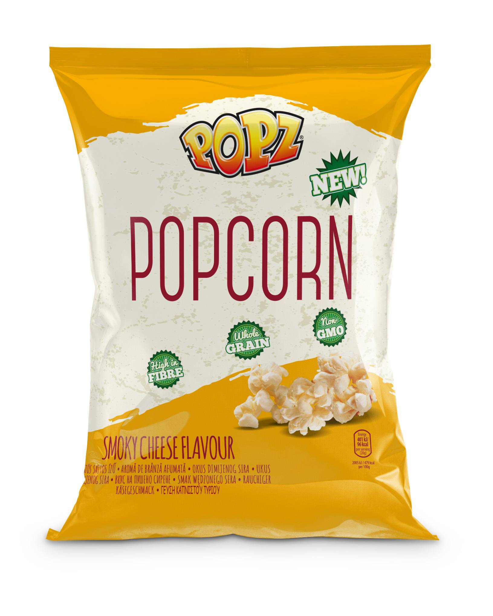 POPZ KÉSZTERMÉK Smoky Cheese (füstös sajtos) 60g  