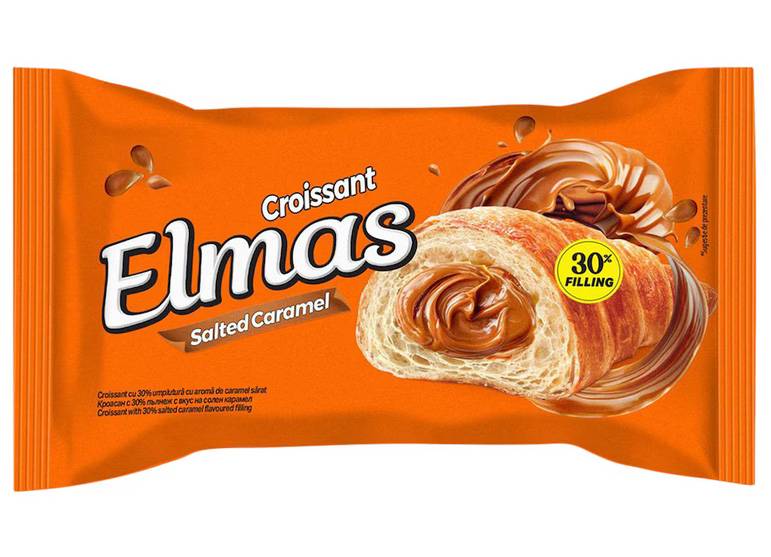 ELMAS Croissant Sós Karamellás 60g 