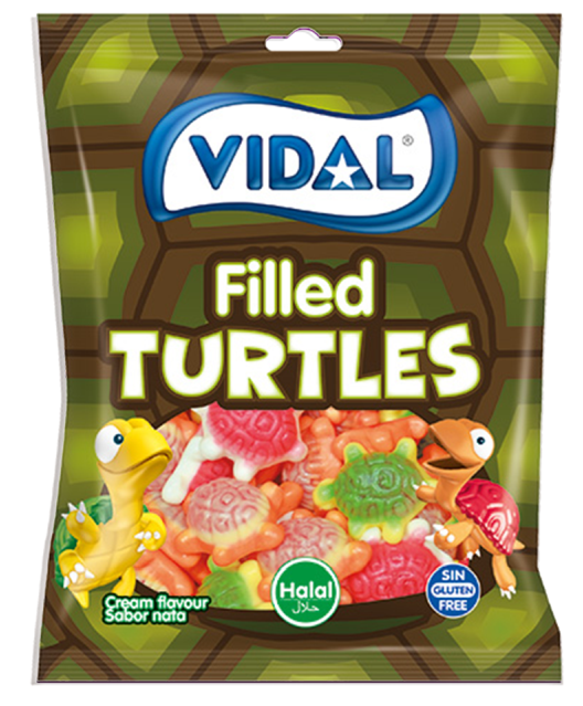 Vidal Töltött Teknős gumicukor 90g 