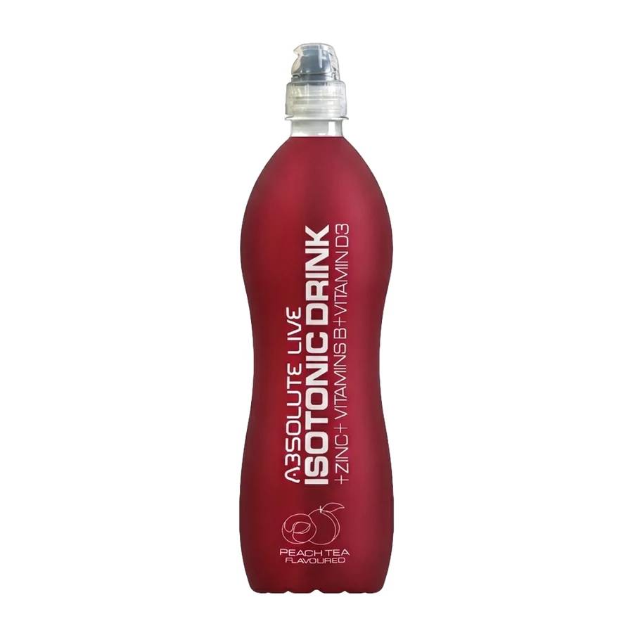 Absolute Live Izotóniás Ital - Őszibarackos Tea 0,9l  DRS 