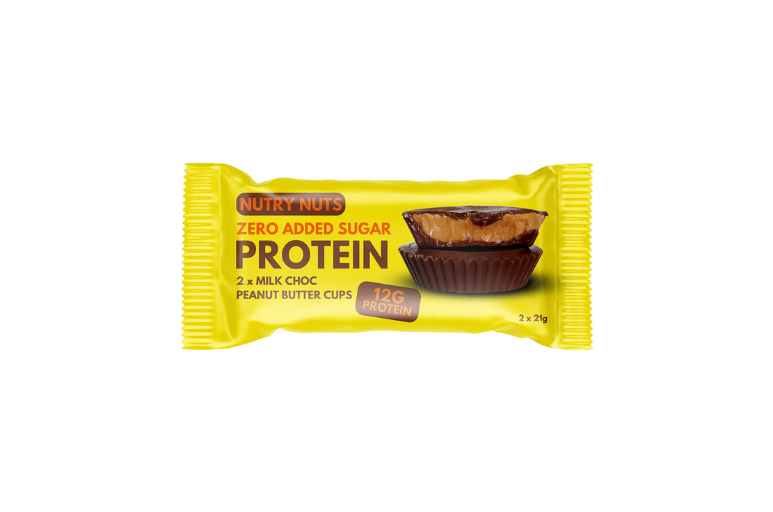 NUTRY NUTS Protein Peanut Butter Cups - Milk Choc 42g 