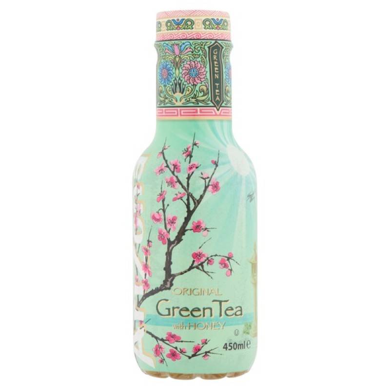 AriZona zöld tea Citromos-Mézes 450ml PET  DRS