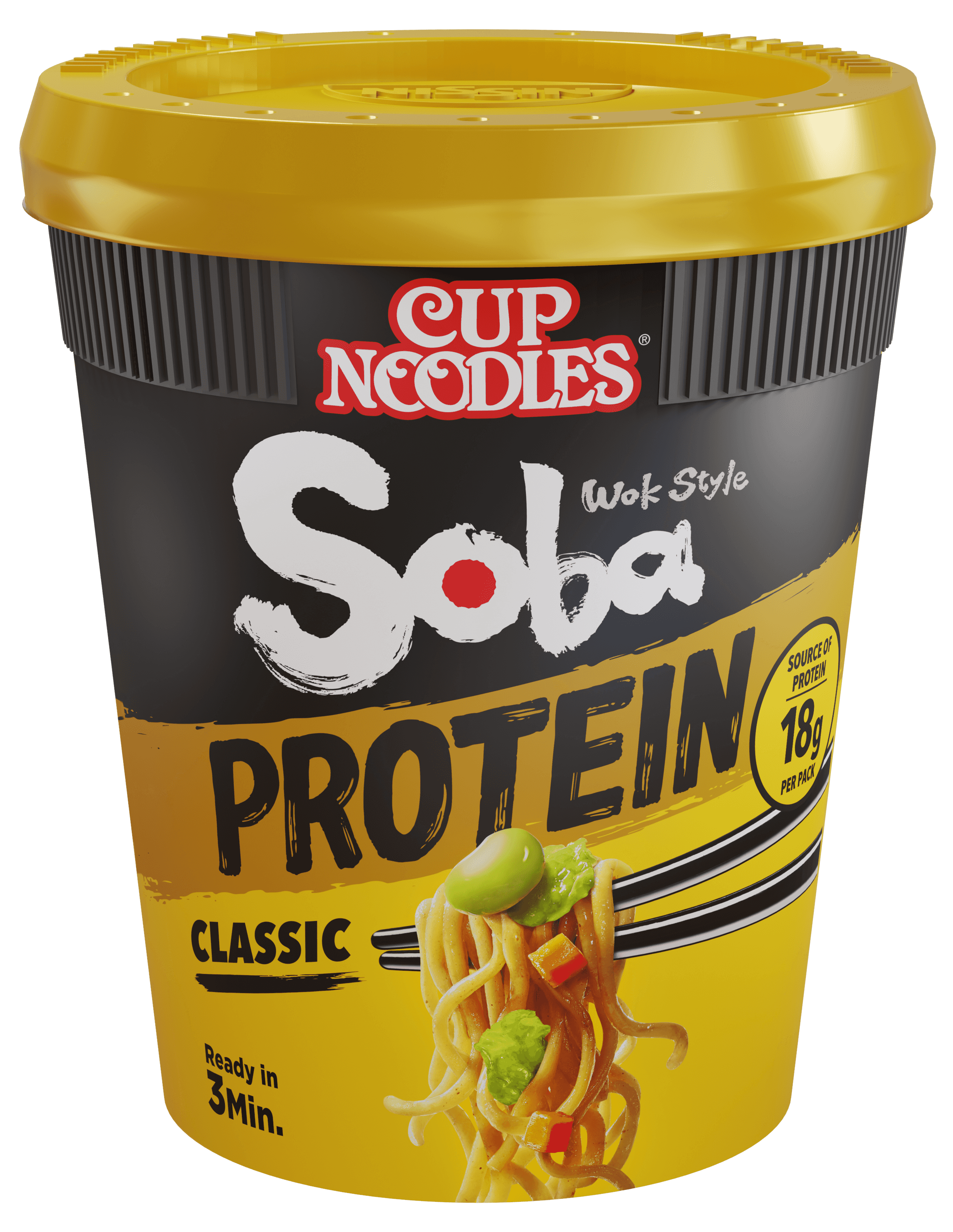 Nissin PROTEIN Soba Cup Classic 92g   