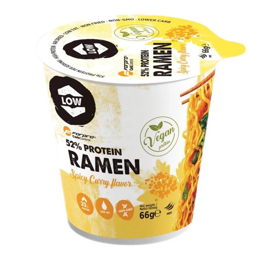 FORPRO 52% Protein RAMEN Spicy Curry 62g 