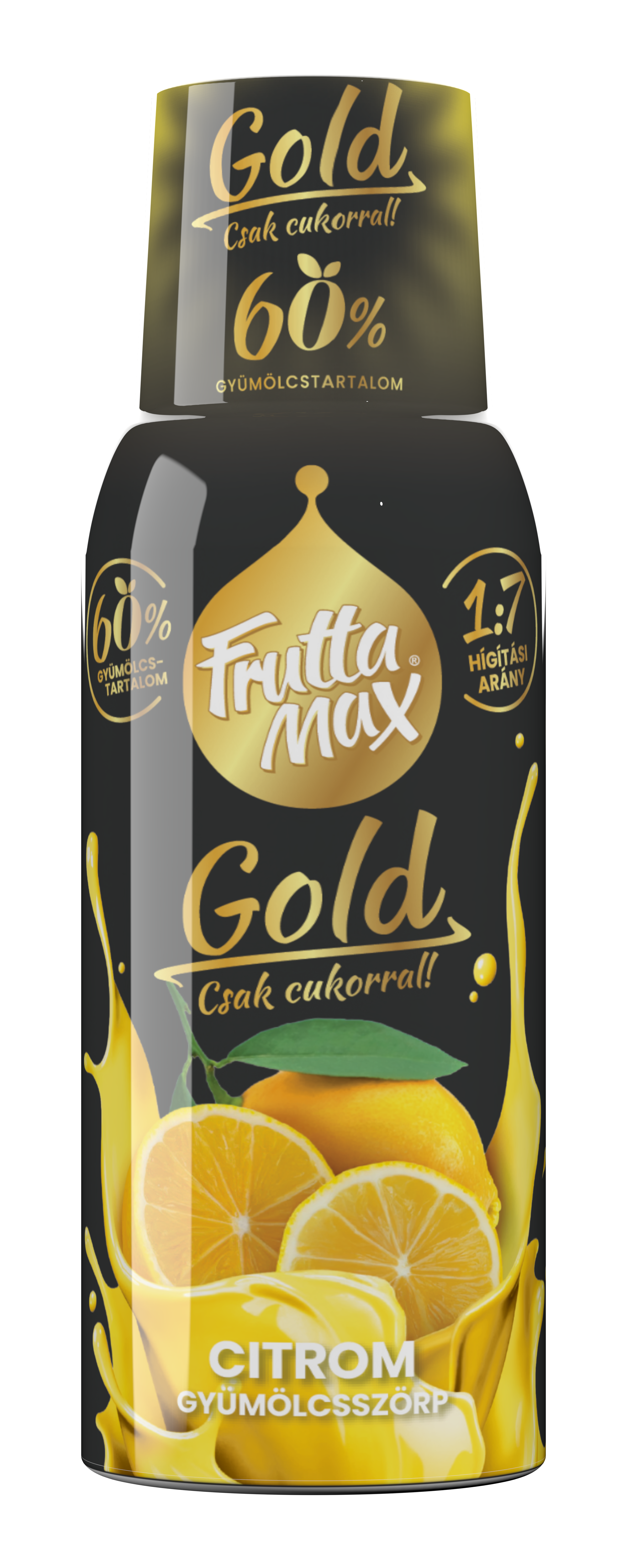 Frutta Max GOLD Citrom ízű szörp  500ml  DRS 
