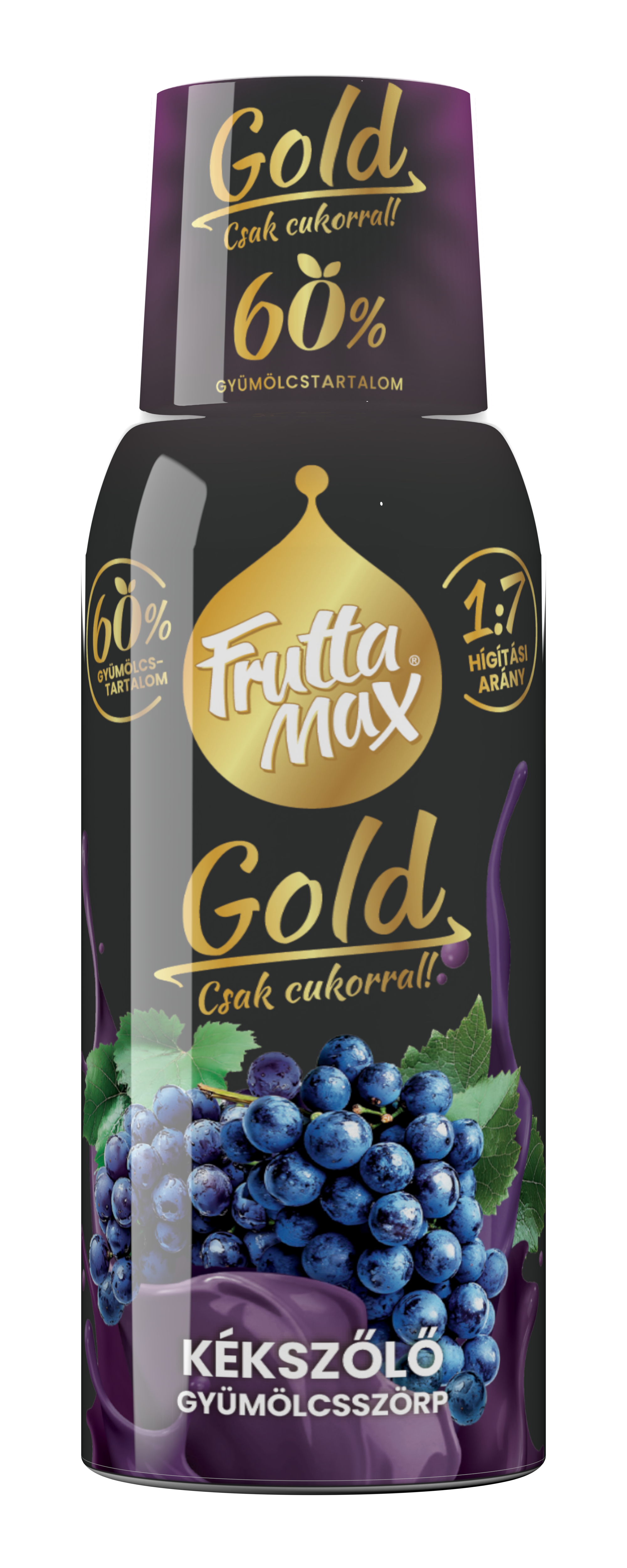 Frutta Max GOLD Kékszőlő ízű szörp  500ml  DRS