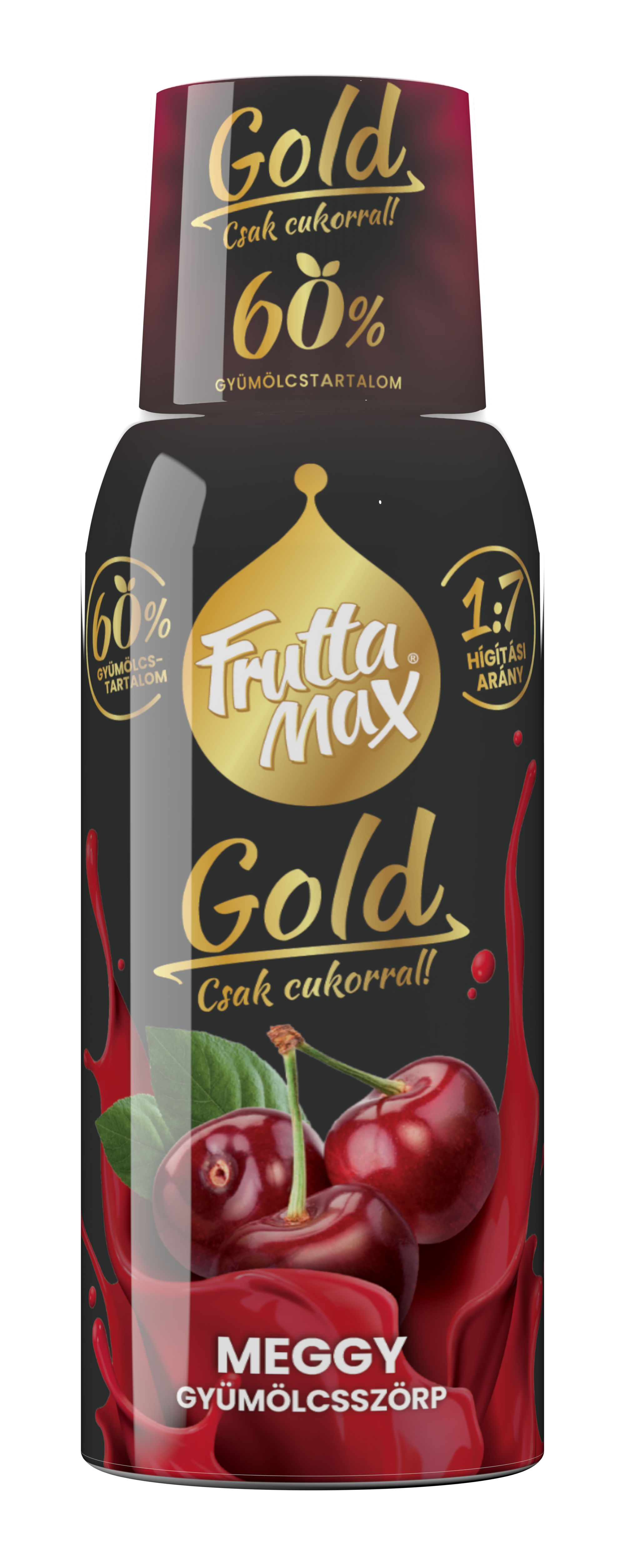 Frutta Max GOLD Meggy ízű szörp  500ml  DRS 
