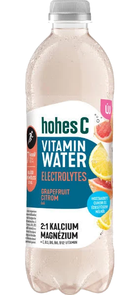 HohesC Vitaminvíz Elecrolyte Grapefruit-Lemon 10% 0,5L  DRS