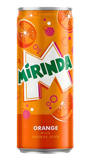Mirinda 0,33l Narancs CAN  DRS (X)
