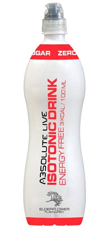 Absolute Live Izotóniás Ital ZERO - Bodzavirág 0,9l  DRS