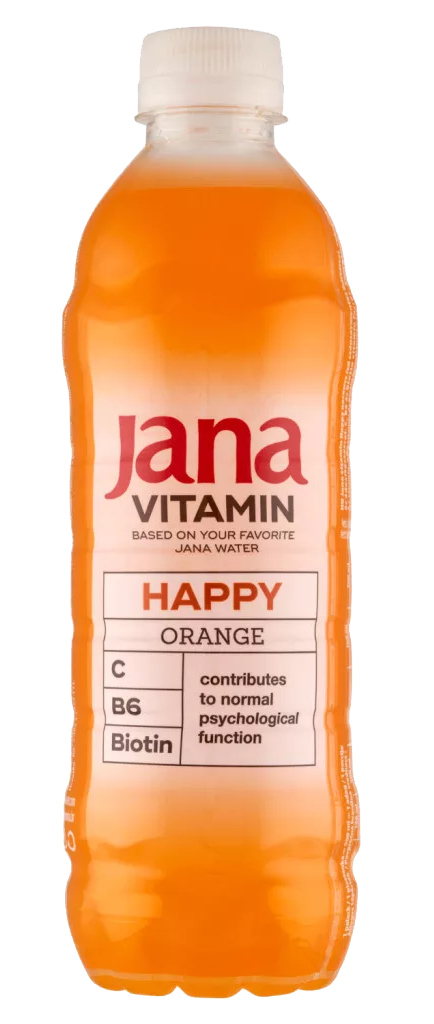 Jana 0,5l Vitamin Happy narancs  DRS