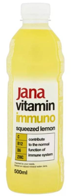 Jana 0,5l Vitamin Immuno citrom  DRS 