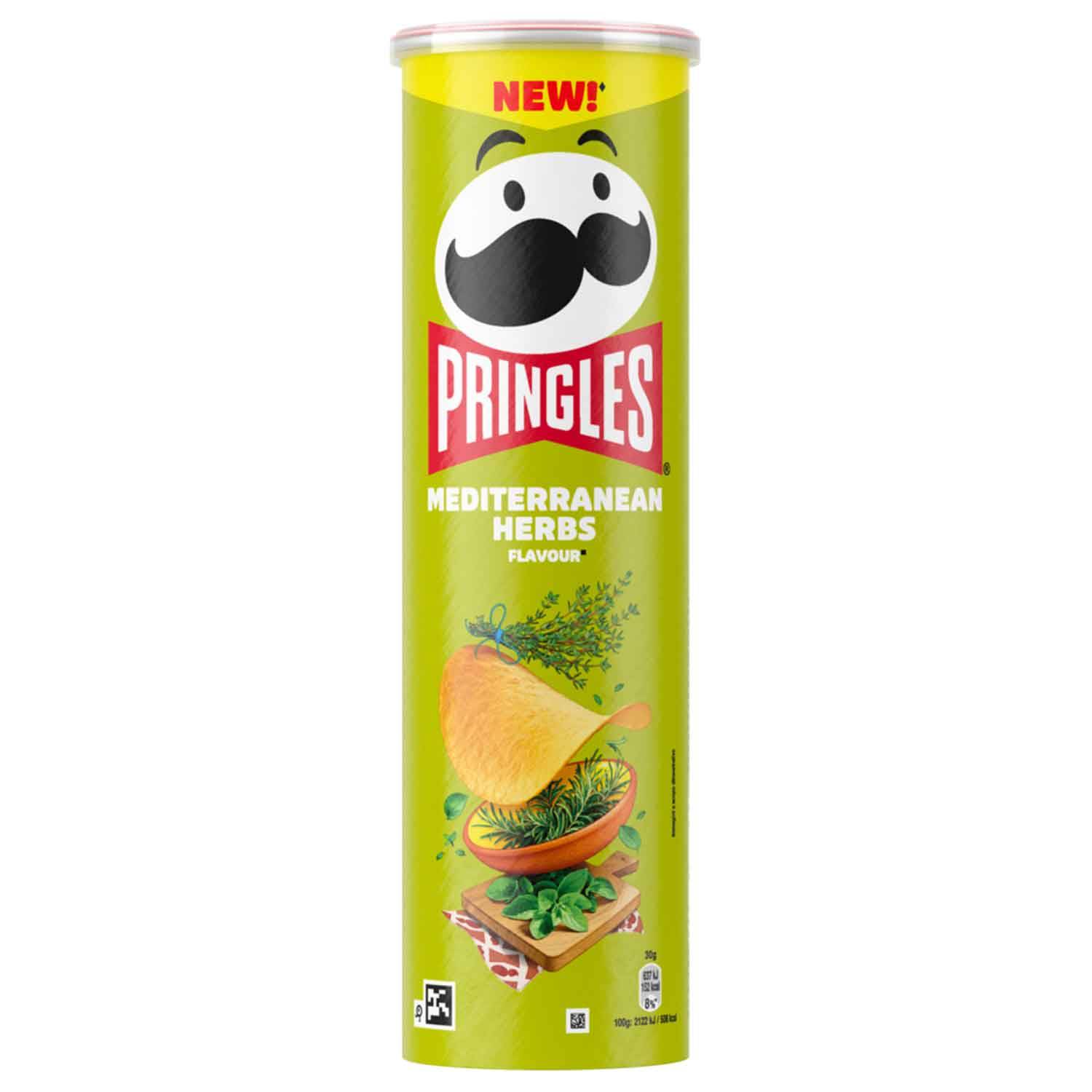 Pringles Mediterrean Herbs 165g  