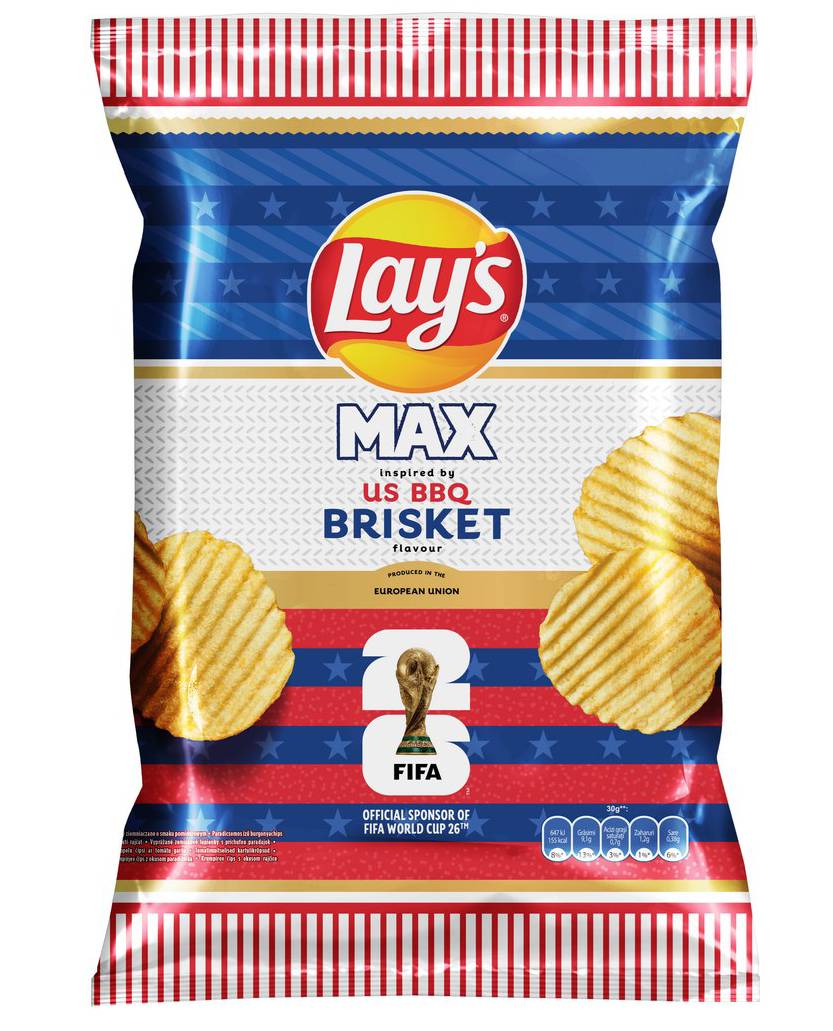Lay's Wavy BBQ Beef Brisket 120g  