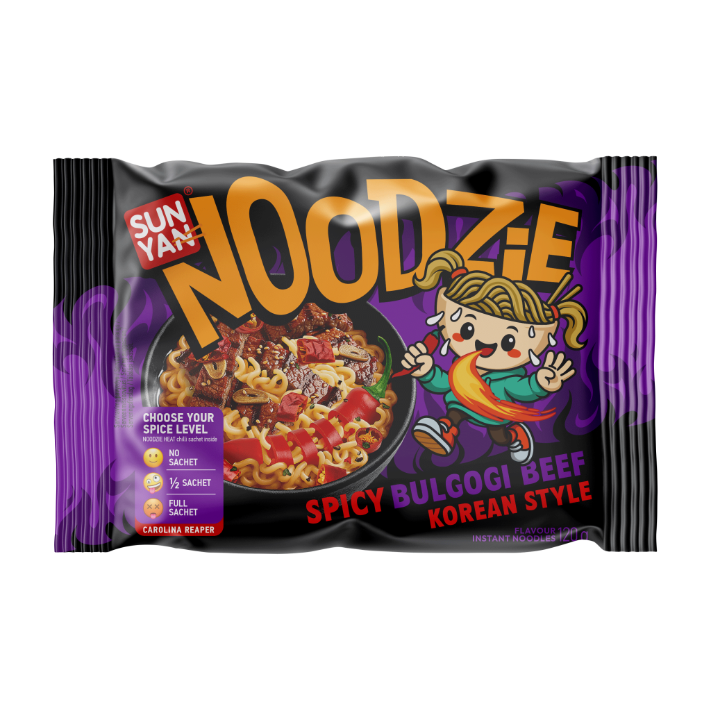 SunYan NOODZIE instant tészta pikáns marha 120g 