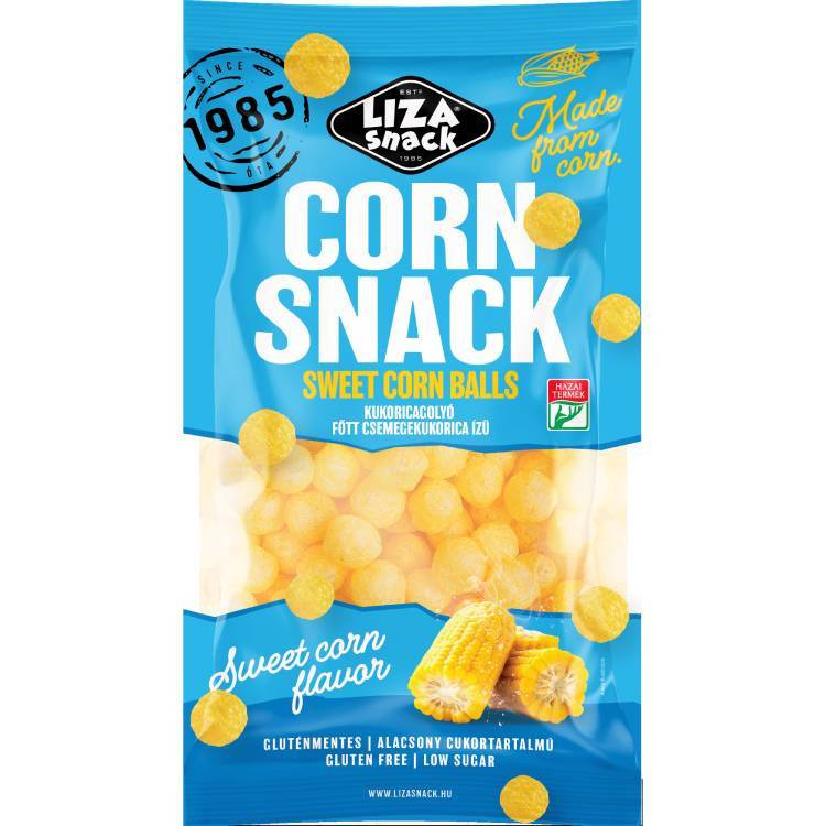 Liza Kuki extrudált kukoricagolyó ketchupos 60g 