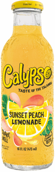 Calypso Sunset Peach Lemonade 473ml  DRS