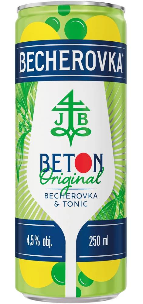 Becherovka CAN Beton Original 0,25l 4,5%  DRS