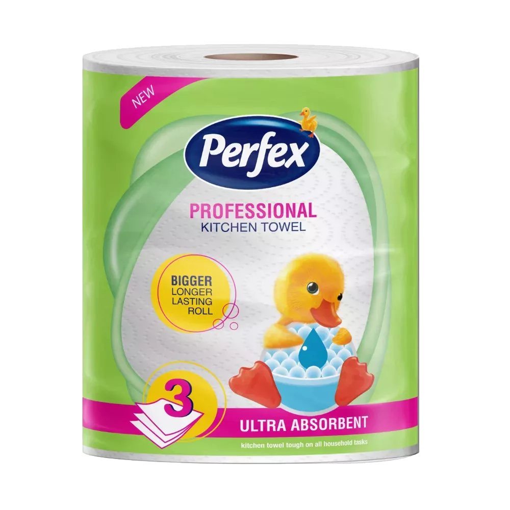 Boni Perfex konyhai törlőpapír Professional 1 tek 3r. (220 lap) Zöld 
