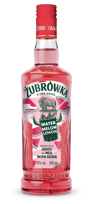Zubrowka Likőr Watermelon-Lemon 0,5l 18%  DRS 