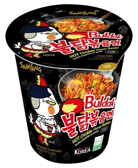 Buldak Instant tészta poharas Original 70g  