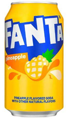Fanta Pineapple USA ananász ízű üdítőital 355ml  DRS  