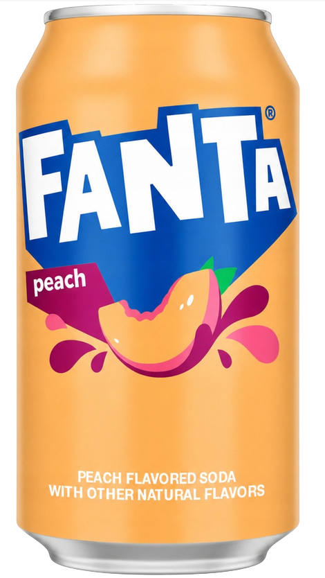 Fanta Peach USA barack ízű üdítőital 355ml  DRS   