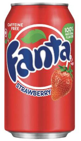 Fanta Strawberry USA eper ízű üdítőital 355ml  DRS   