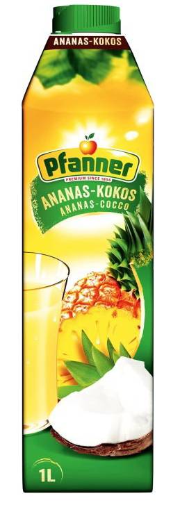 Pfanner 1l Ananász-Kókusz ital 20%  