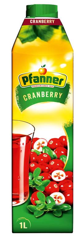 Pfanner 1l Vörösáfonya ital 20%  